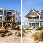 New Construction vs Renovated Beach Home