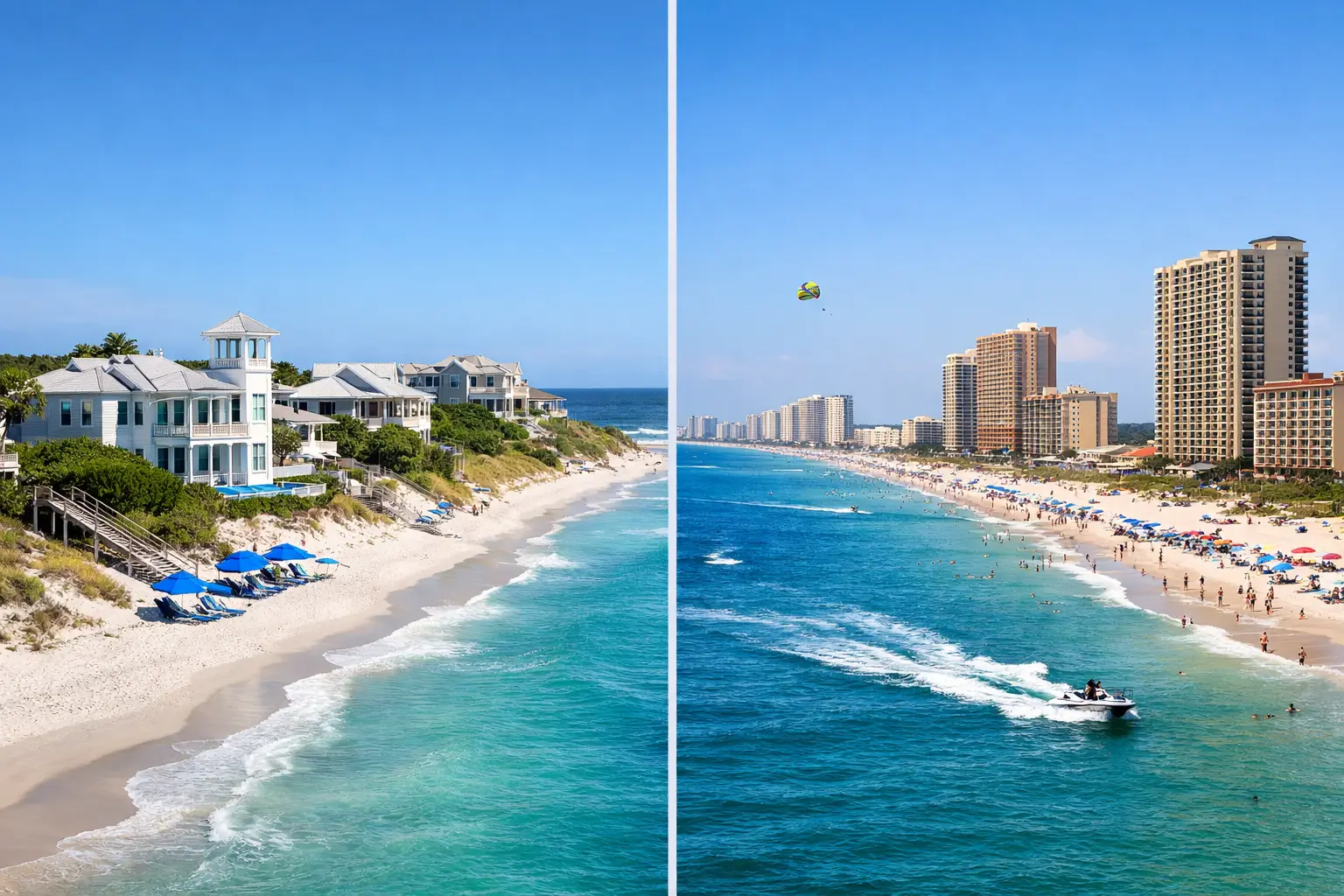 30A vs Panama City Beach for Buyers